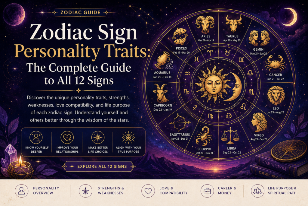 Zodiac Sign Personality Traits: The Complete Guide to All 12 Signs